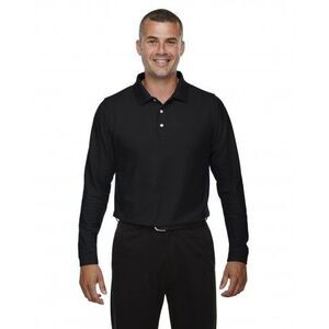 DG170 Devon & Jones Performance Long-Sleeve Polo Black 2XL